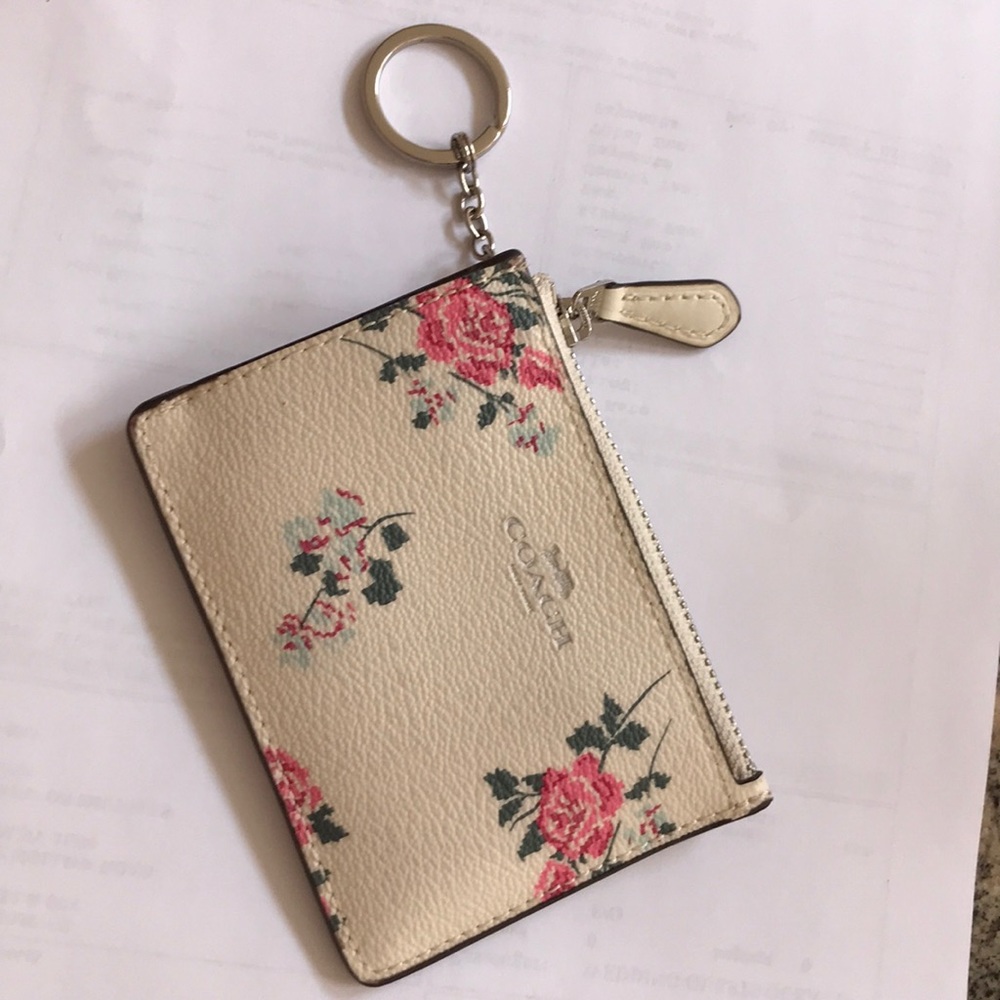 Coach key chain wallet
